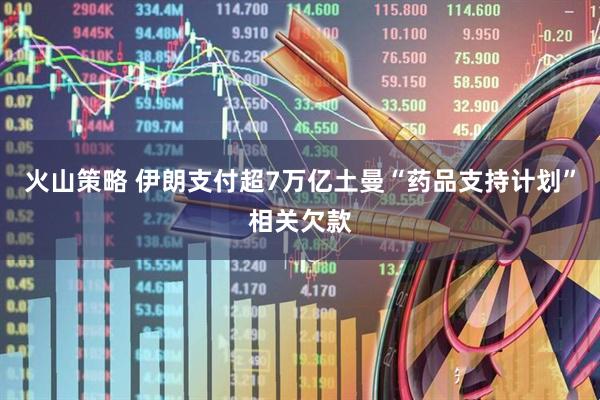火山策略 伊朗支付超7万亿土曼“药品支持计划”相关欠款