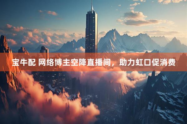 宝牛配 网络博主空降直播间,助力虹口促消费